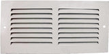 ProSource 1RA1004 Air Return Grille, 11-3/4 in L, 5-3/4 in W, Rectangular, Steel, White, Powder-Coated