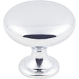 KasaWare K778PC-4 Cabinet Knob, 1-1/8 in Projection, 1-3/16 in Dia, Zinc, Polished Chrome, 4/PK