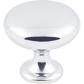 KasaWare K778PC-4 Cabinet Knob, 1-1/8 in Projection, 1-3/16 in Dia, Zinc, Polished Chrome, 4/PK