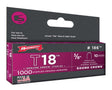 Arrow T18 3/16 in. W X 3/8 in. L 18 Ga. Round Crown Wire Staples 1000 pk, Pack of 5