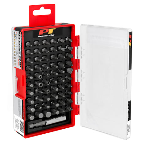 Performance Tool Assorted 1 in. L Driver Bit Set Multi-Material 75 pc