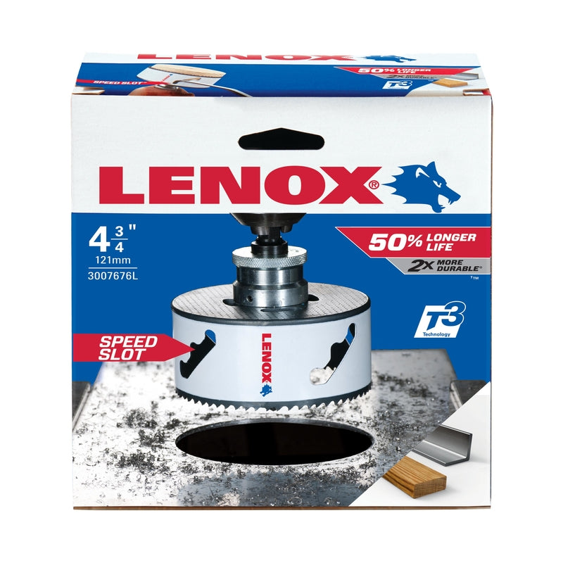 Lenox Speed Slot 4-3/4 in. Bi-Metal 1.5 in. L Hole Saw