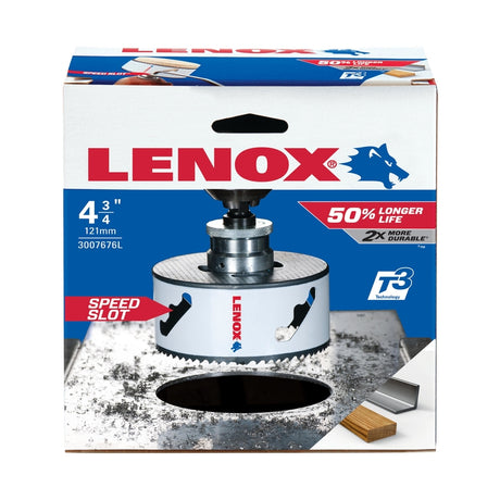 Lenox Speed Slot 4-3/4 in. Bi-Metal 1.5 in. L Hole Saw