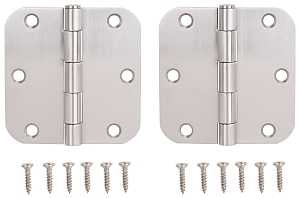 ProSource 20338SS-35RC-DB-P Door Hinge, Stainless Steel, Loose Pin, 180 deg Range of Motion