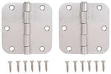 ProSource 20338SS-35RC-DB-P Door Hinge, Stainless Steel, Loose Pin, 180 deg Range of Motion