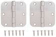 ProSource 20338SS-35RC-DB-P Door Hinge, Stainless Steel, Loose Pin, 180 deg Range of Motion