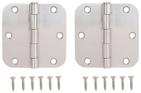 ProSource 20338SS-35RC-DB-P Door Hinge, Stainless Steel, Loose Pin, 180 deg Range of Motion