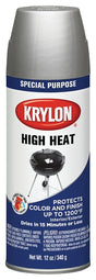 Krylon K01407777 Metallic Spray Paint, 12 oz Can, 20 sq-ft Coverage Area, Solvent Base, Metallic, Aluminum