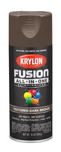 Krylon K02778007 Spray Paint, Textured, Dark Bronze, 12 oz, Can