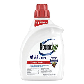 Roundup Concentrate Plus Series 5376506 Weed and Grass Killer, Liquid, 0.5 gal