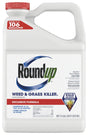 Roundup 5378701 Concentrate Weed and Grass Killer, Liquid, Brown, 2.5 gal