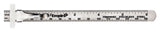 Empire 6-1/8 in. L X 1/2 in. W Stainless Steel Precision Pocket Rule SAE
