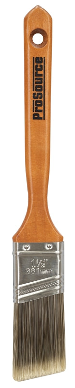ProSource OR 2172 0150 Angular Sash Pain Wt Brush, 1-1/2in W, Polyester Blend
