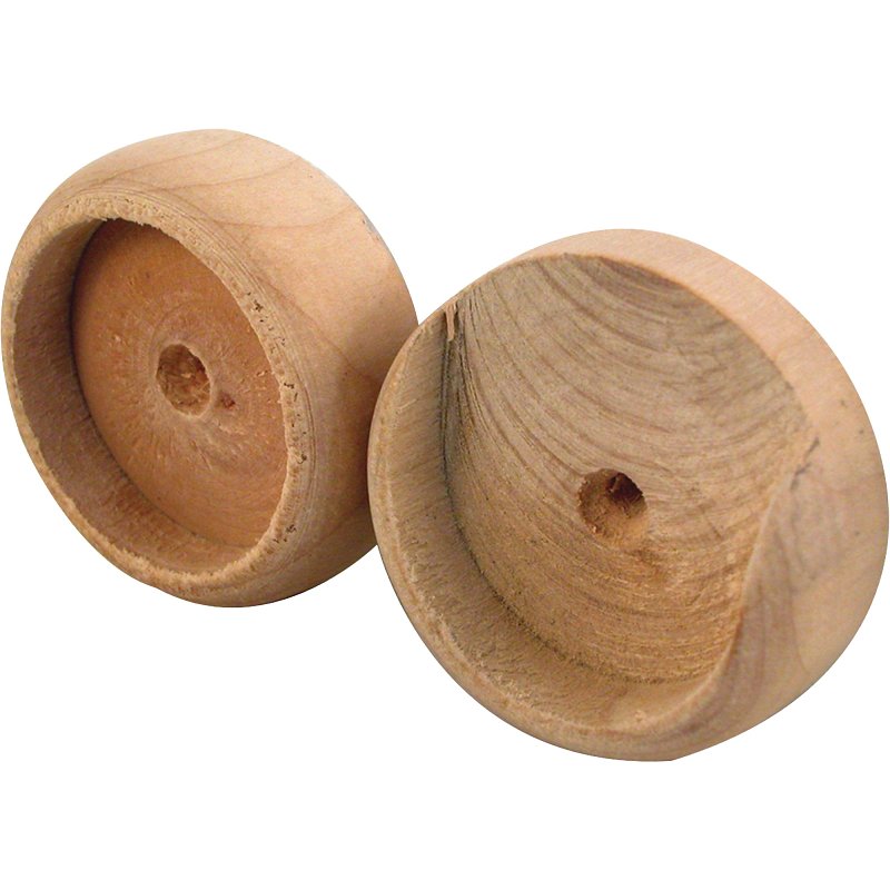 Prime-Line N 6794 Closet Pole Socket, Wood