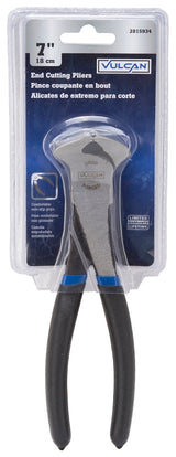 Vulcan JL-NP019 Plier End Cutting Nippers 7 in, 0.9 mm Cutting Capacity, Drop forged steel Jaw, 7 in OAL