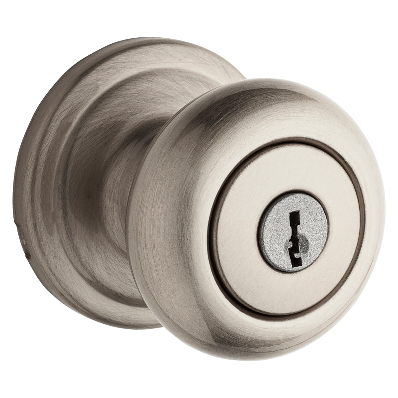 Kwikset Signature Series 740H 15 RCAL RCS Keyed Entry Knob, Satin Nickel, Pack of 3