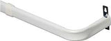 Kenney KN527 Curtain Rod, 1 in Dia, 48 to 86 in L, White