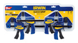 Irwin Quick-Grip 3 in. D Quick-Release Bar Clamp 140 lb 4 pc