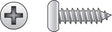 HILLMAN No. 10 X 1 in. L Phillips Pan Head Sheet Metal Screws 100 pk