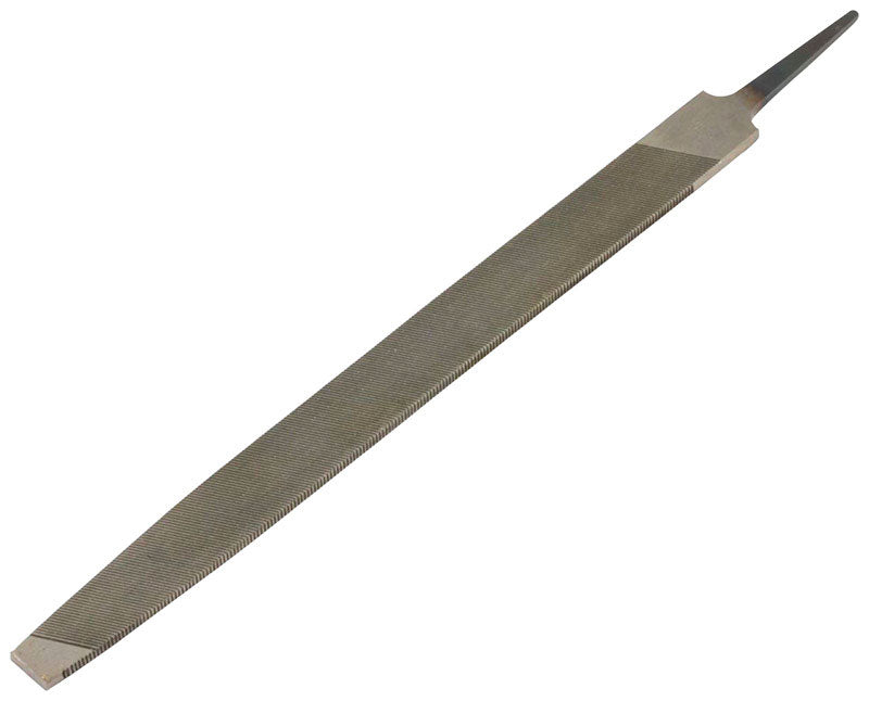 File Mill Triangle Forney 8 in. L X 0.6 in. W Metal Machinist Single Cut Bastard File Mil ...