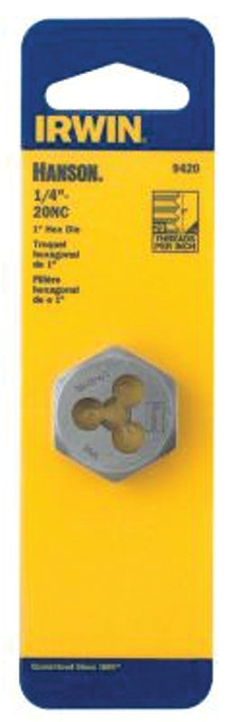 Irwin Hanson 9427 Machine Screw Die, 5/16-18 Thread, UNC Thread, Right Hand Thread, HCS