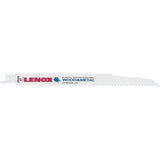 Lenox 20587S956R Reciprocating Saw Blade, Applicable Materials: Nail-Embedded Wood, Non-Ferrous Metal, 3/4 in W, 9 in L