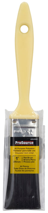 ProSource OR 110010 0100 Flat Pain Wt Brush, 1 in W, Polyester