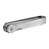 Craftsman 6-8/9 in. L X 2-3/4 in. W 32-Blade Feeler Gauge 0.04 in. Silver 1 pc
