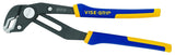 Irwin 2078110 Groove Lock Pliers, 10 in OAL, 2-1/4 in Jaw Opening, Blue/Yellow Handle, Cushion Grip Handle