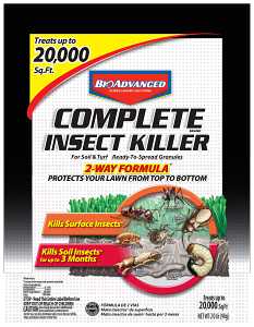 BioAdvanced 700289T Insect Killer, Granular, Sprinkle Application, 20 lb Bag