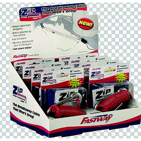 Zip Breakaway Cable &amp; Pin Display, 8ea