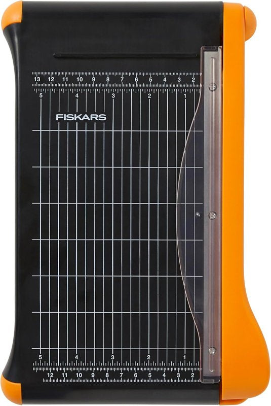 Fiskars 199130-1001 Paper Trimmer, 9 in L, 8 in W Paper, 8-1/2 in L Cutting