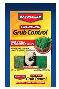 BioAdvanced Season Long 700705H Grub Control, Granular, Spreader Application, 10 lb Bag