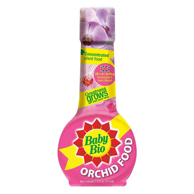 SBM Life Science Corp Baby Bio 800510A Concentrate Houseplant Orchid Food, 5.9 fl-oz