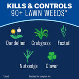BioAdvanced 820192E Weed and Crabgrass Killer, Liquid, Brown/Red, 1 gal Bottle, Pack of 4