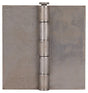 ProSource LR-023-PS Door Hinge, 4-1/2 in W Door Leaf, 4-1/2 in H Door Leaf, 3.4 mm Thick Door Leaf, Steel, Plain Steel