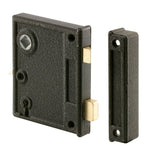 Prime-Line E 2437 Mortise Lockset, Steel, Brass, 2-1/2 in Backset