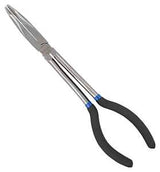 Vulcan JL-PR51100-90 Bent Nose Pliers, 11 in OAL, 5.2 cm Jaw Opening, Black Handle, Non-Slip Grip Handle, 3/4 in W Jaw