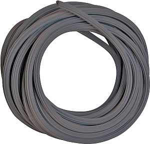 Make-2-Fit P 7516 Screen Retainer Spline, 0.12 in D, 25 ft L, Vinyl, Black, Round