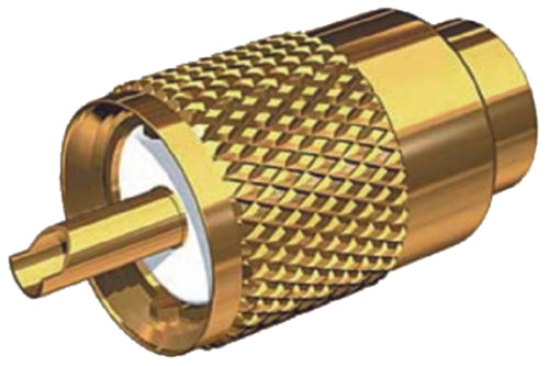 Shakespeare PL25958G PL259 VHF Radio Connector w/UG175 Adapter