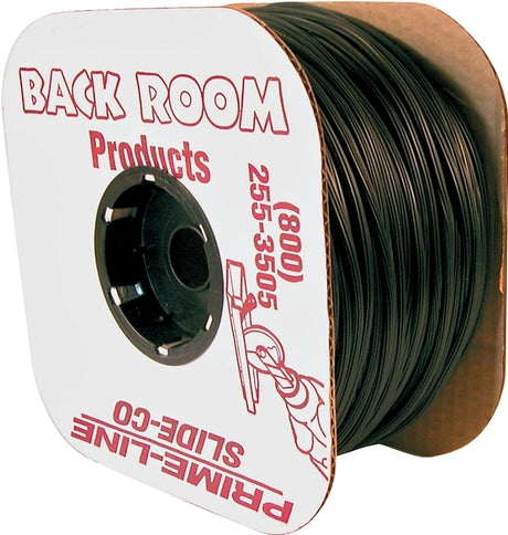 Make-2-Fit P7580 Screen Retainer Spline, 0.175 in D, 500 ft L, Vinyl, Black, Round