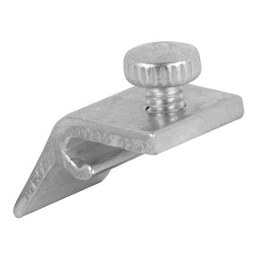 Make-2-Fit PL 7949 Storm Door Panel Clip, 1 in L x 1/2 in W x 7/16 in D Dimensions, Aluminum, Mill