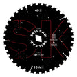 SKIL 10-1/4 in. D X 13/16 in. Carbide Tipped Circular Saw Blade 40 teeth 1 pc