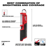 Milwaukee M12 220 lm Black/Red LED Stick Light