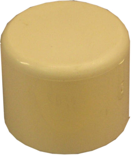 Nibco T00225C Pipe Cap, 1 in, Slip-Joint, CPVC, White, SCH 40 Schedule