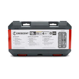 Crescent 3/8 in. drive Metric 6 Point Mechanic's Tool Set 15 pc