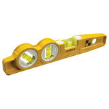 STABILA 10 in. Aluminum Magnetic Type 81 SMW45 Torpedo Level 3 vial