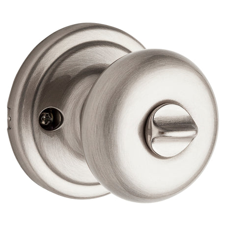 Kwikset Signature Series 740H15SMT6AL/RCS Entry Knob, Satin Nickel, Steel, K3, KW1 Keyway, Re-Key Technology: SmartKey