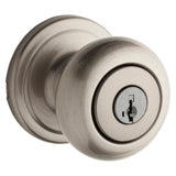 Kwikset Signature Series 740H15SMT6AL/RCS Entry Knob, Satin Nickel, Steel, K3, KW1 Keyway, Re-Key Technology: SmartKey