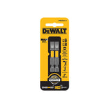DeWalt Max Fit Slotted #6 and #8 X 2 in. L Power Bit S2 Tool Steel 2 pc, Pack of 5